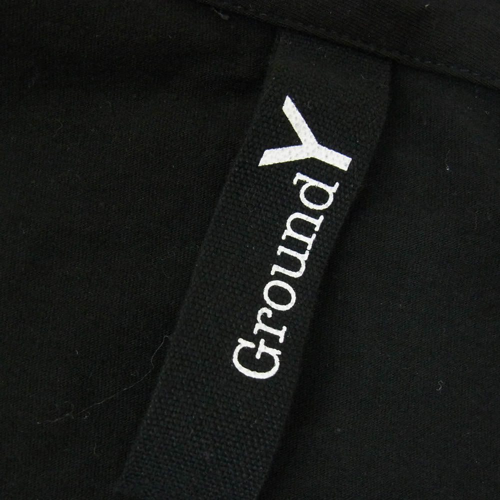 Yohji Yamamoto ヨウジヤマモト GroundY グラウンドワイ GD-T07-047 コットン ロング カーディガン ブラック系 3【中古】