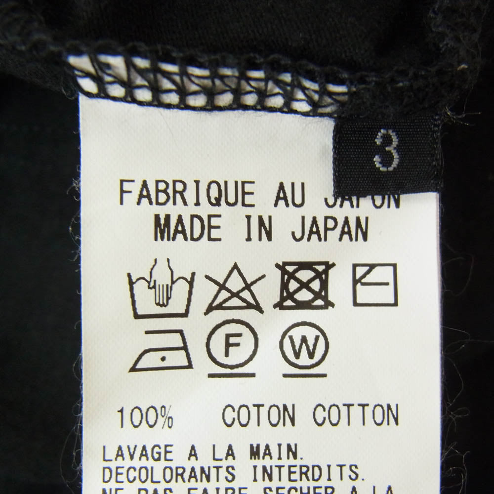 Yohji Yamamoto ヨウジヤマモト GroundY グラウンドワイ GD-T07-047 コットン ロング カーディガン ブラック系 3【中古】