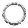 CHROME HEARTS クロムハーツ（原本有） SCRL BAND スクロールバンド リング シルバー系 24号【中古】