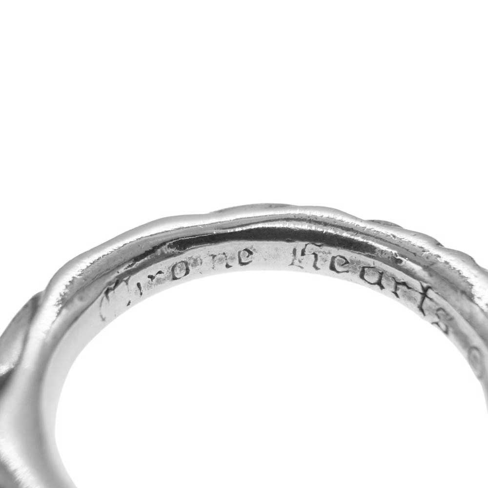 CHROME HEARTS クロムハーツ（原本有） SCRL BAND スクロールバンド リング シルバー系 24号【中古】
