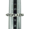CHROME HEARTS クロムハーツ（原本有） SCRL BAND スクロールバンド リング シルバー系 24号【中古】