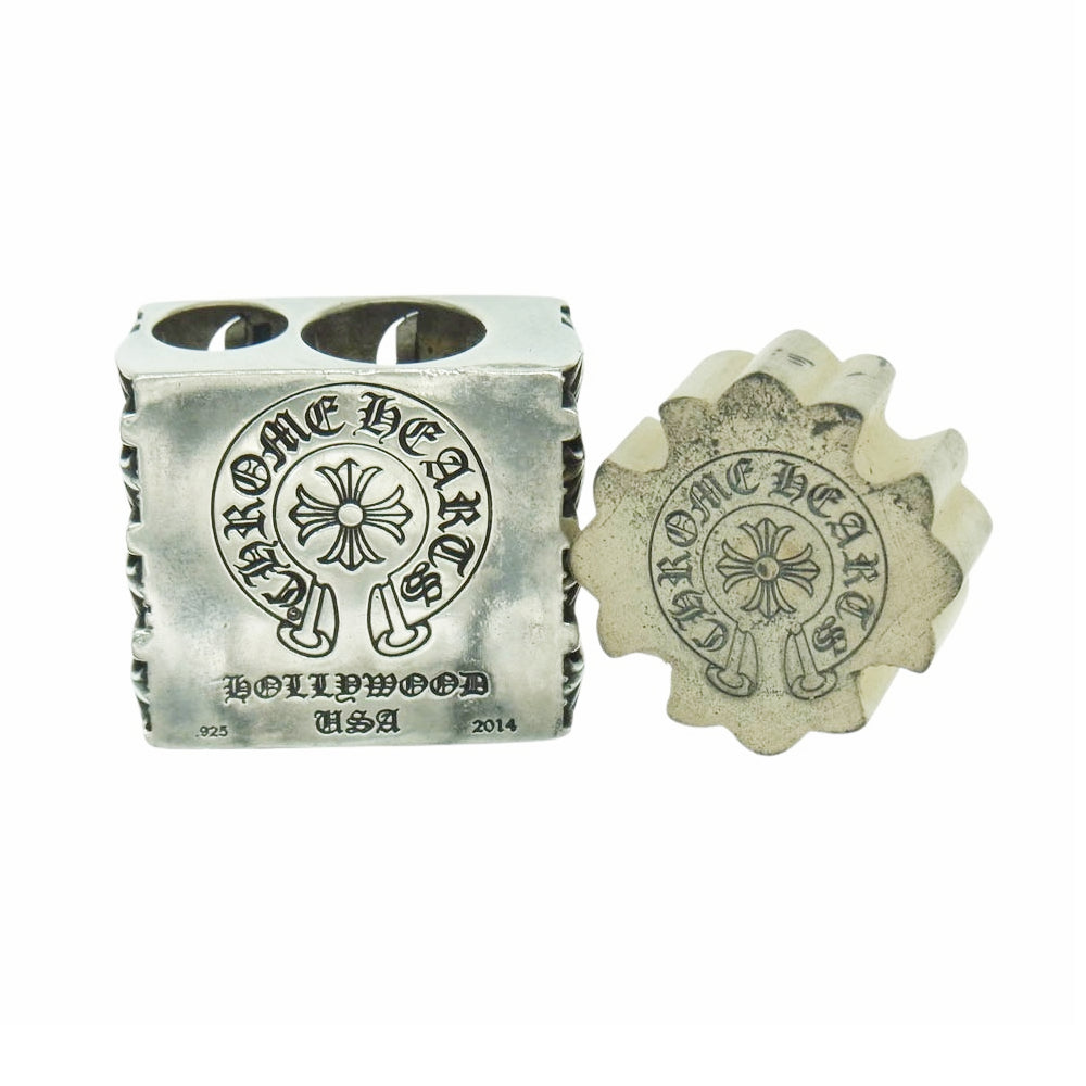 CHROME HEARTS クロムハーツ（原本無） PENCIL SHARPENER ペンシル シャープナー イレイサー 鉛筆削り CHプラス 消しゴム シルバー系【中古】