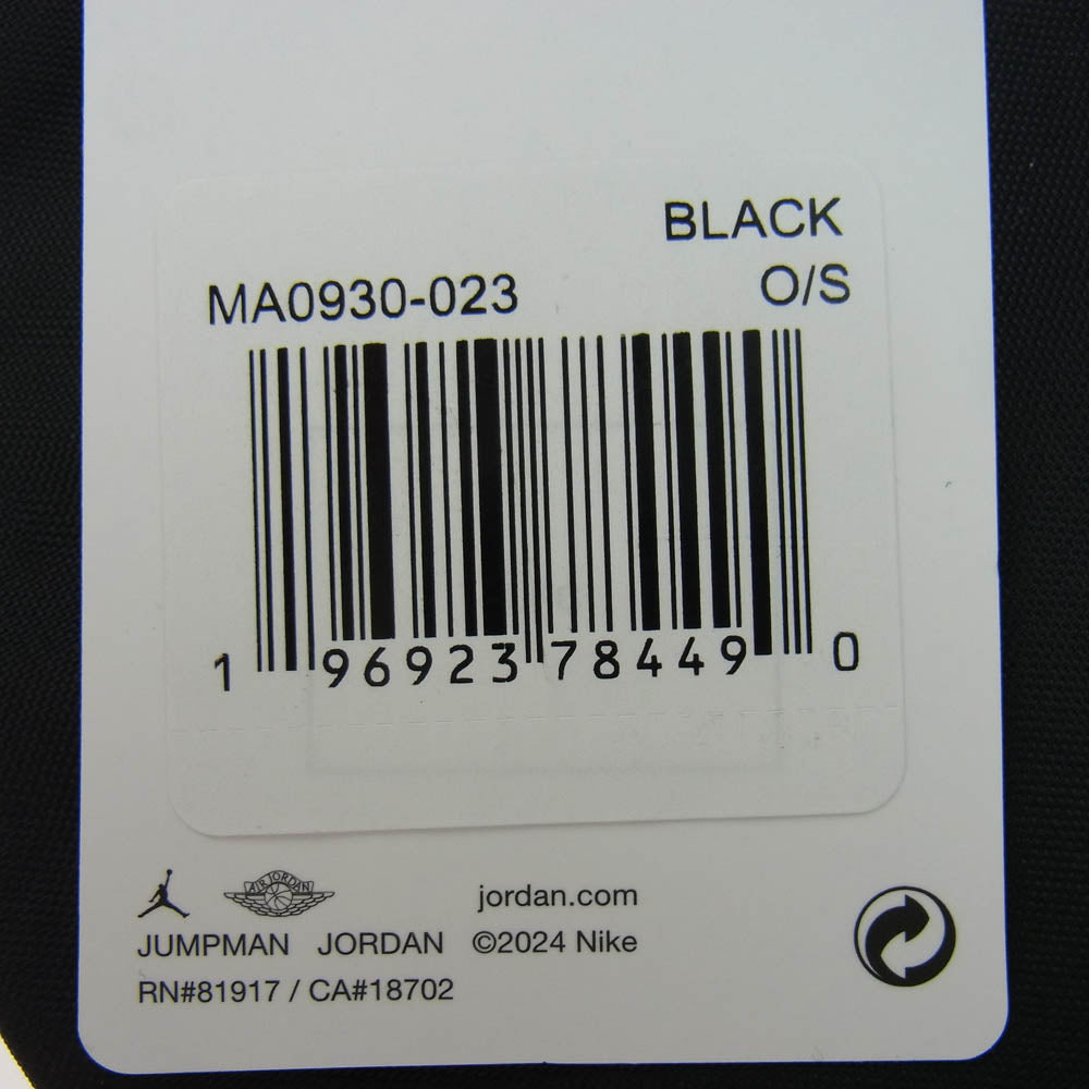Supreme シュプリーム 24AW MA0930-023 Jordan Drawstring Bag Black ジョーダン ドローストリング バッグ ブラック ブラック系【新古品】【未使用】【中古】