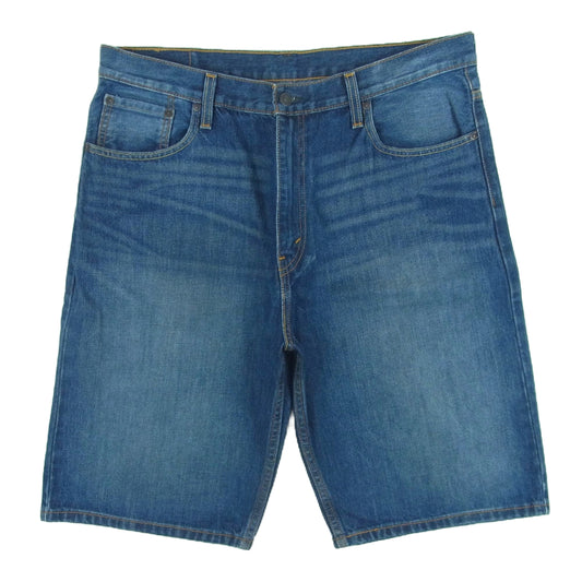 Levi's リーバイス 569 Loose Fit Denim Shorts ルーズフィット デニム ショーツ ハーフ ショート パンツ インディゴブルー系 W36【美品】【中古】