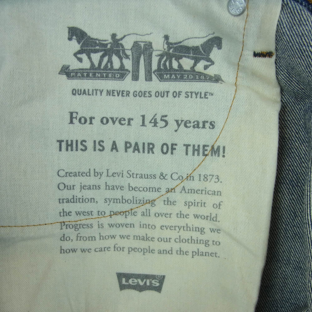 Levi's リーバイス 569 Loose Fit Denim Shorts ルーズフィット デニム ショーツ ハーフ ショート パンツ インディゴブルー系 W36【美品】【中古】