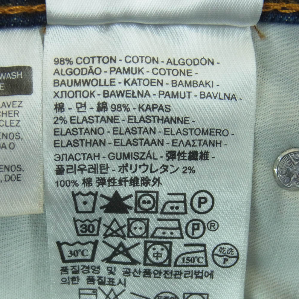 Levi's リーバイス 569 Loose Fit Denim Shorts ルーズフィット デニム ショーツ ハーフ ショート パンツ インディゴブルー系 W36【美品】【中古】