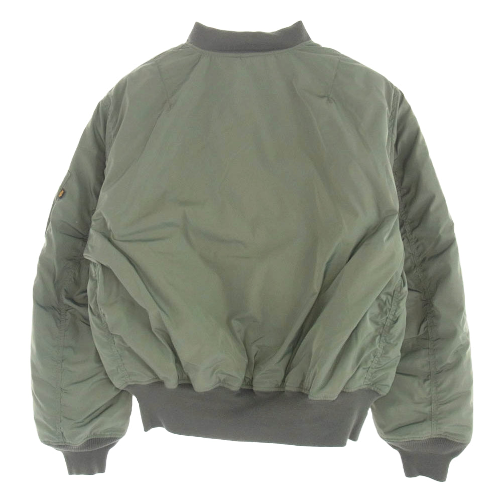 ALPHA アルファ 24AW TA0720 INDUSTRIES MA-1 ライト フライト ジャケット カーキ系 XL【中古】