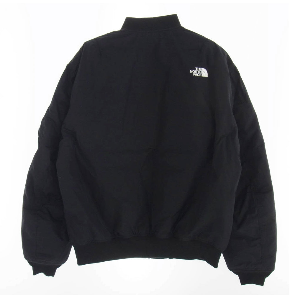 THE NORTH FACE ノースフェイス NY82452 INSULATION BOMBER JACKET インサレーション ボンバー ジャケット MA-1 ブラック系 XL【中古】