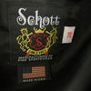 schott ショット 7823950106 503HDT HOODED ONESTAR フードワンスター レザー フルジップ パーカー ライダース ジャケット ブラック系 38【中古】