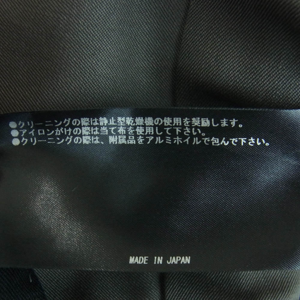 THE RERACS ザリラクス 20SS-REPT-176-J ストレート イージー パンツ ウール 日本製 グレー系 36【中古】