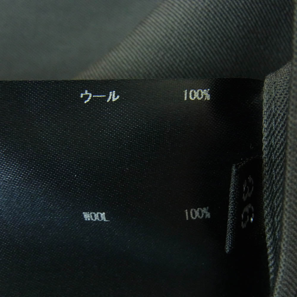 THE RERACS ザリラクス 20SS-REPT-176-J ストレート イージー パンツ ウール 日本製 グレー系 36【中古】
