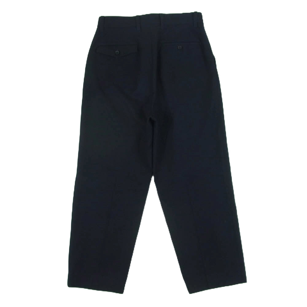 ssstein シュタイン st.413-1 EX WIDE TAPERED TROUSERS ウール パンツ ダークネイビー系 S【中古】