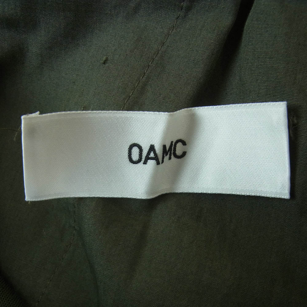 OAMC オーエーエムシー OAMR311233 CROPPED DRAWCORD PANT ウール クロップド ドローコード パンツ ダークグリーン系 XS【中古】