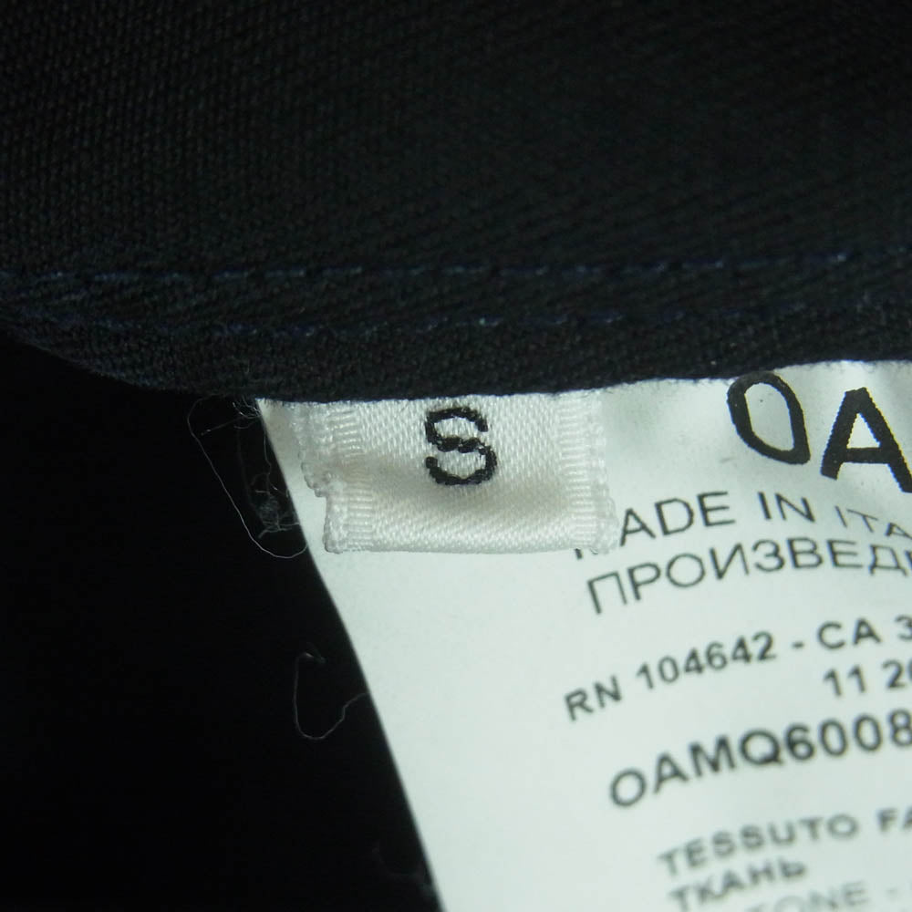 OAMC オーエーエムシー 20SS OAMQ600884 OQ241500A Cascade Panel Shirt カスケード パネル シャツ ジャケット 長袖 ダークネイビー系 ブラック系 S【中古】