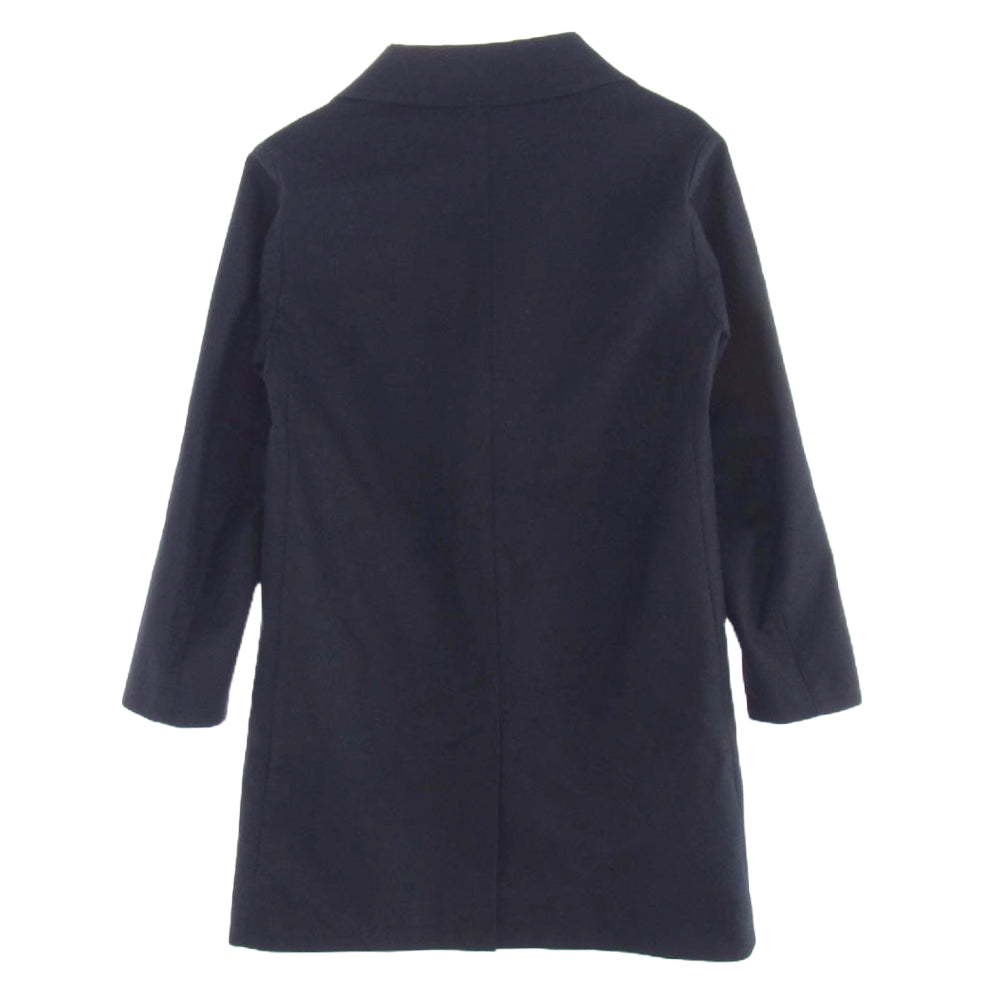 Mackintosh マッキントッシュ 英国製 Loro Piana ロロ ピアーナ ウール ステンカラー コート ダークネイビー系 36【中古】