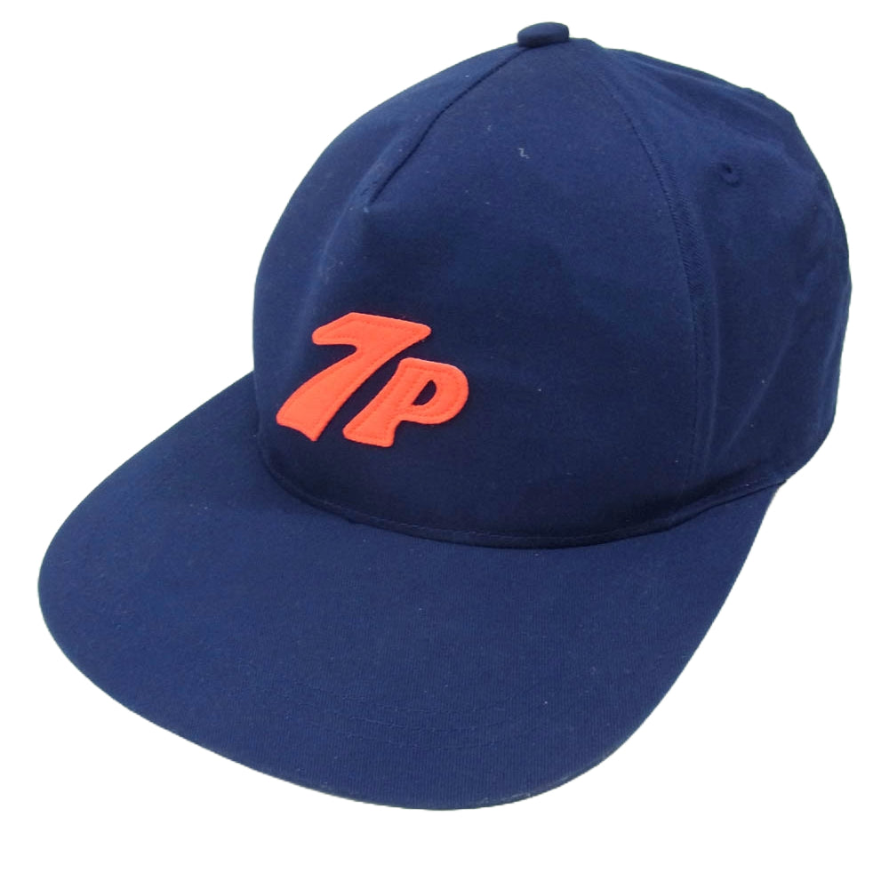 TRANSPORT トランスポート 7P CAP ネイビー系 ベースボール キャップ 帽子 ブルー系【中古】