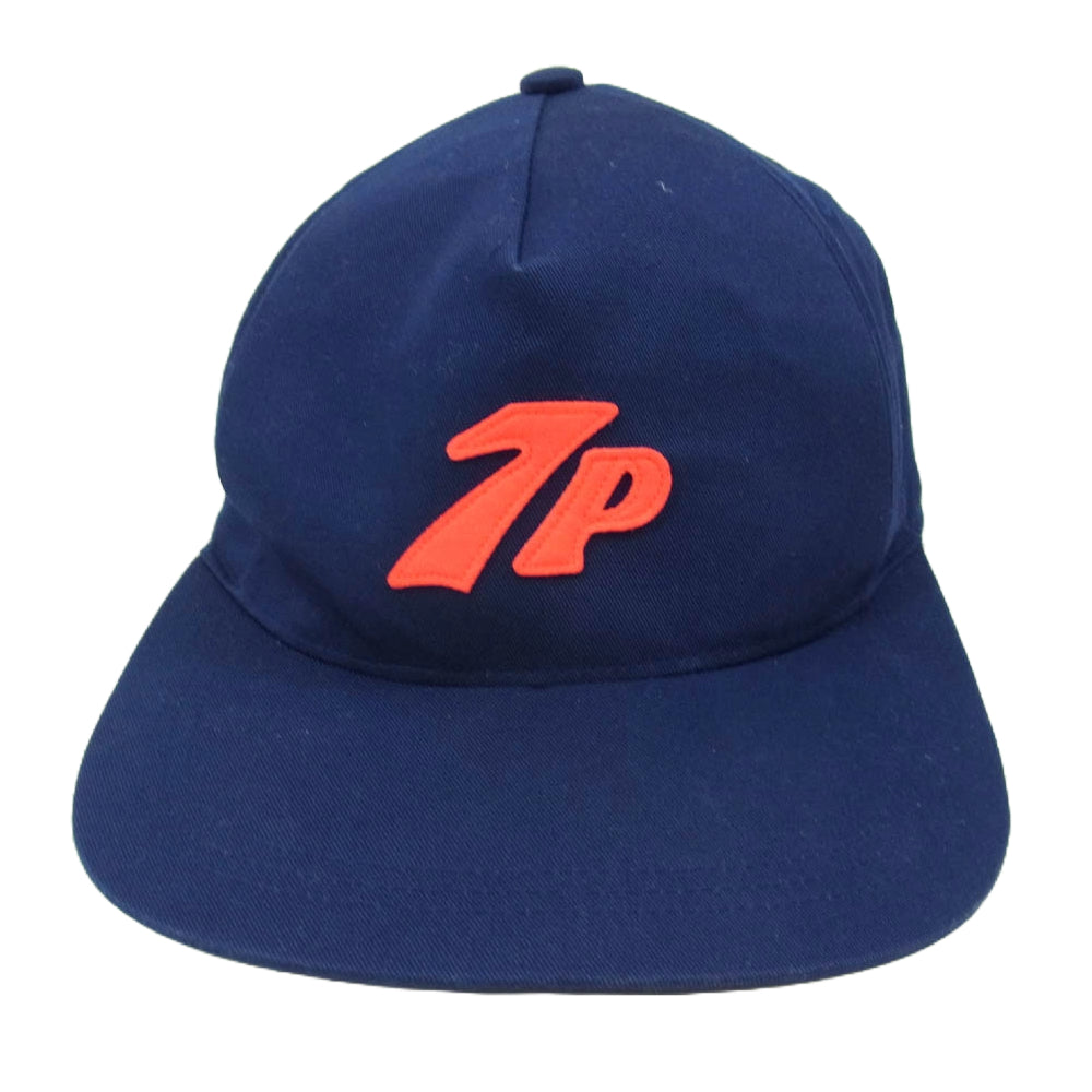 TRANSPORT トランスポート 7P CAP ネイビー系 ベースボール キャップ 帽子 ブルー系【中古】