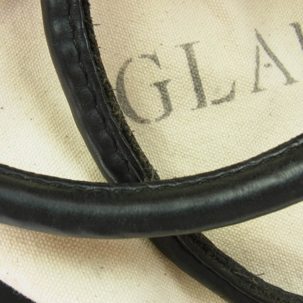GLADHAND & Co. グラッドハンド × HERITAGE LEATHER ヘリテージレザー キャンバス レザー トートバッグ オフホワイト系【中古】