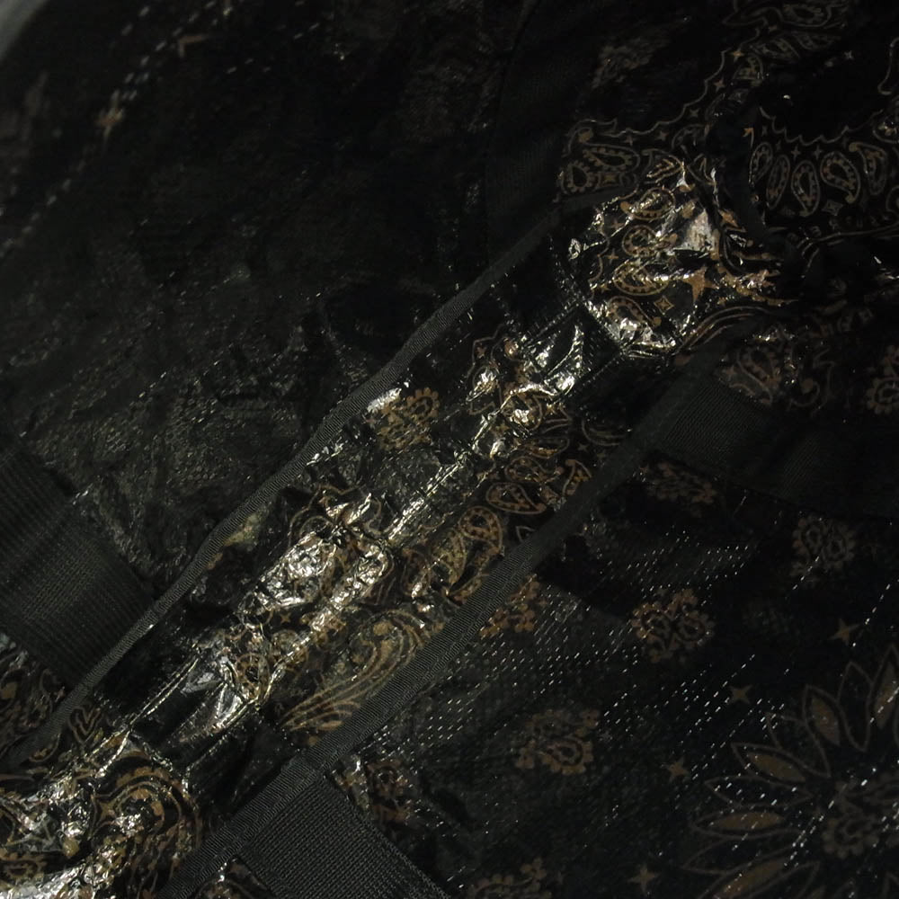 Supreme シュプリーム 21SS Bandana Tarp Large Duffle Bag バンダナ柄 バッグ　 ブラック系【中古】
