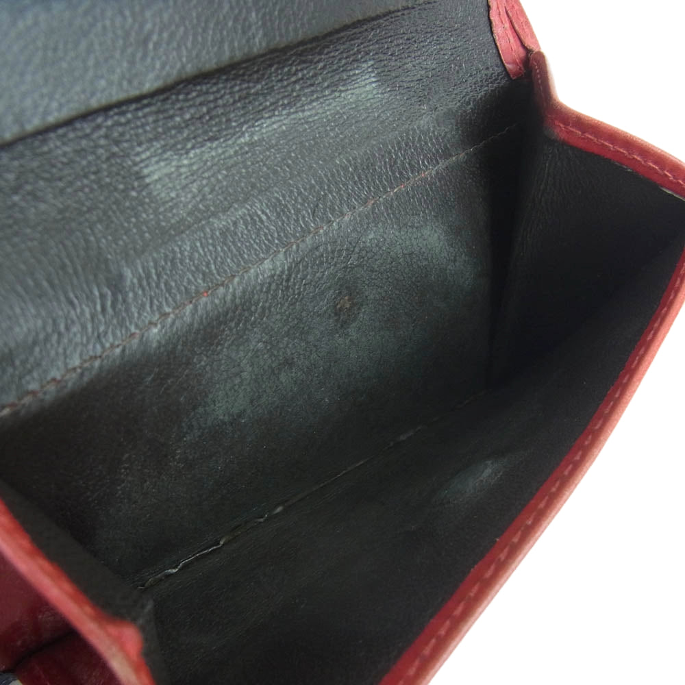 WHITE HOUSE COX ホワイトハウスコックス 3FOLD WALLET 3つ折り 財布 レザー ダークネイビー系【中古】