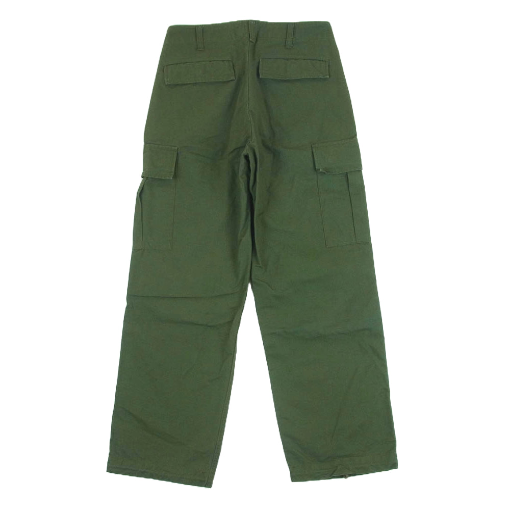 JAPAN BLUE JEANS ジャパンブルージーンズ M-65 Cargo 9.5oz Fatigue リップ ストップ 6ポケット ミリタリー パンツ グリーン系 XS【中古】