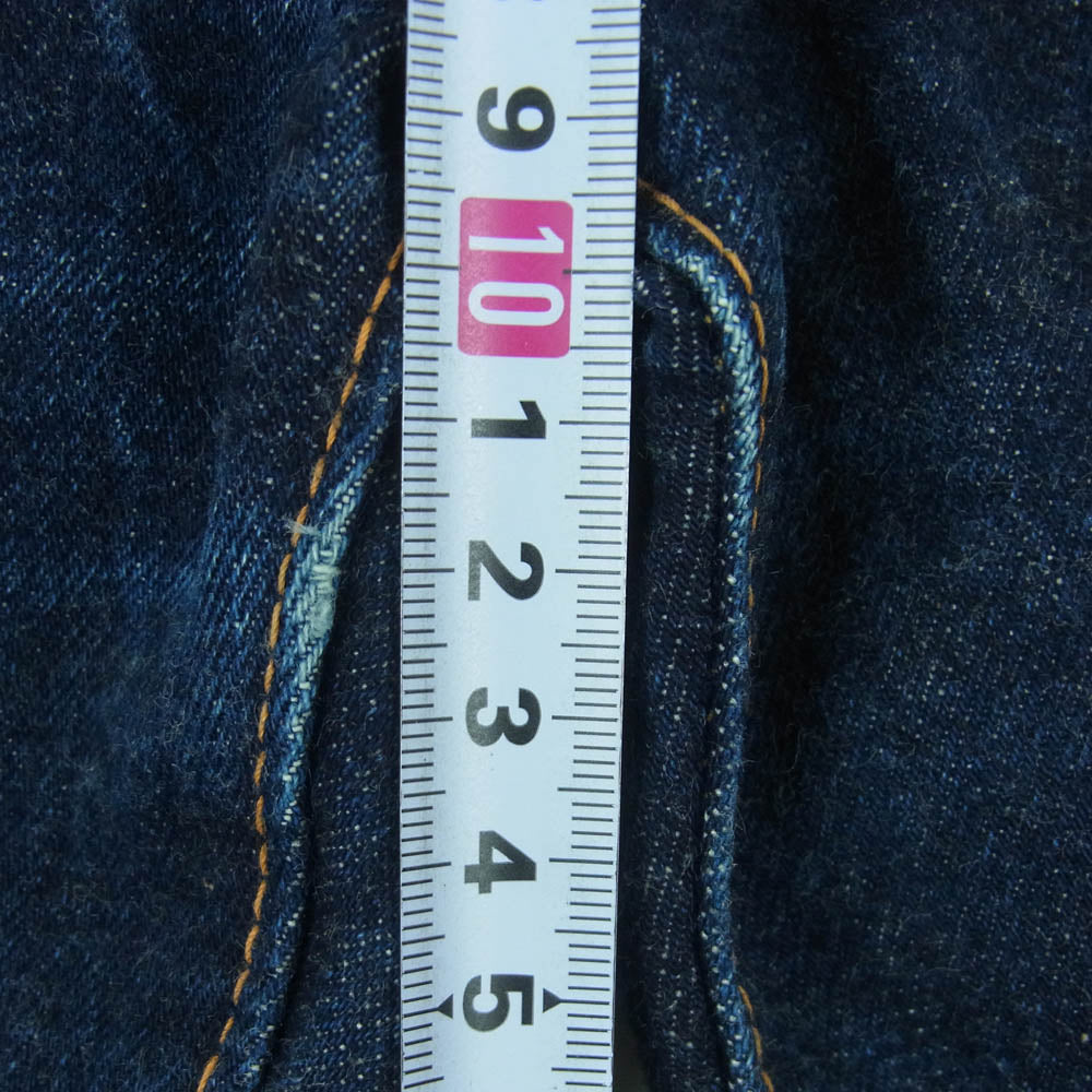 Denime ドゥニーム 旧ドゥニーム オリゾンティ期 TOKYO セルビッチ ボタンフライ デニム パンツ ジーンズ インディゴブルー系 W28 L33【中古】