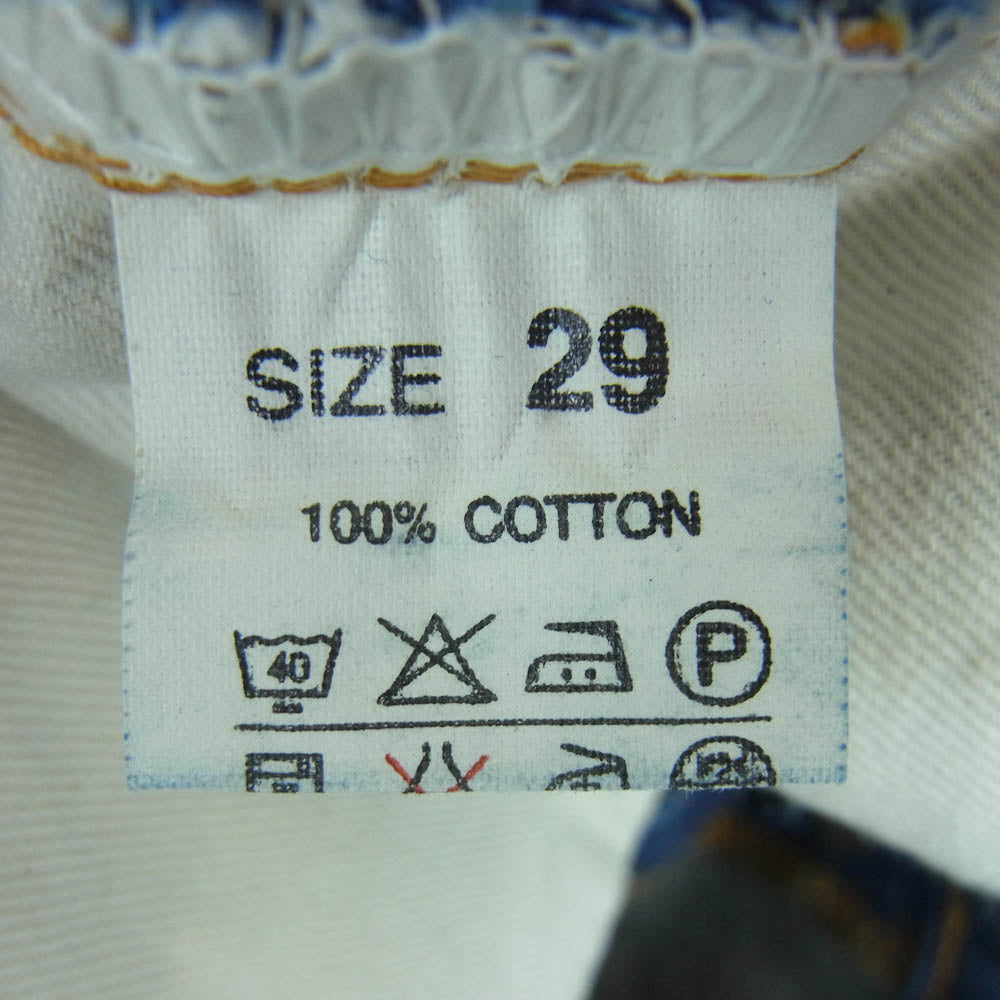 Denime ドゥニーム 旧ドゥニーム オリゾンティ期 KYOTO セルビッチ ボタンフライ デニム パンツ ジーンズ インディゴブルー系 W29 L36【中古】
