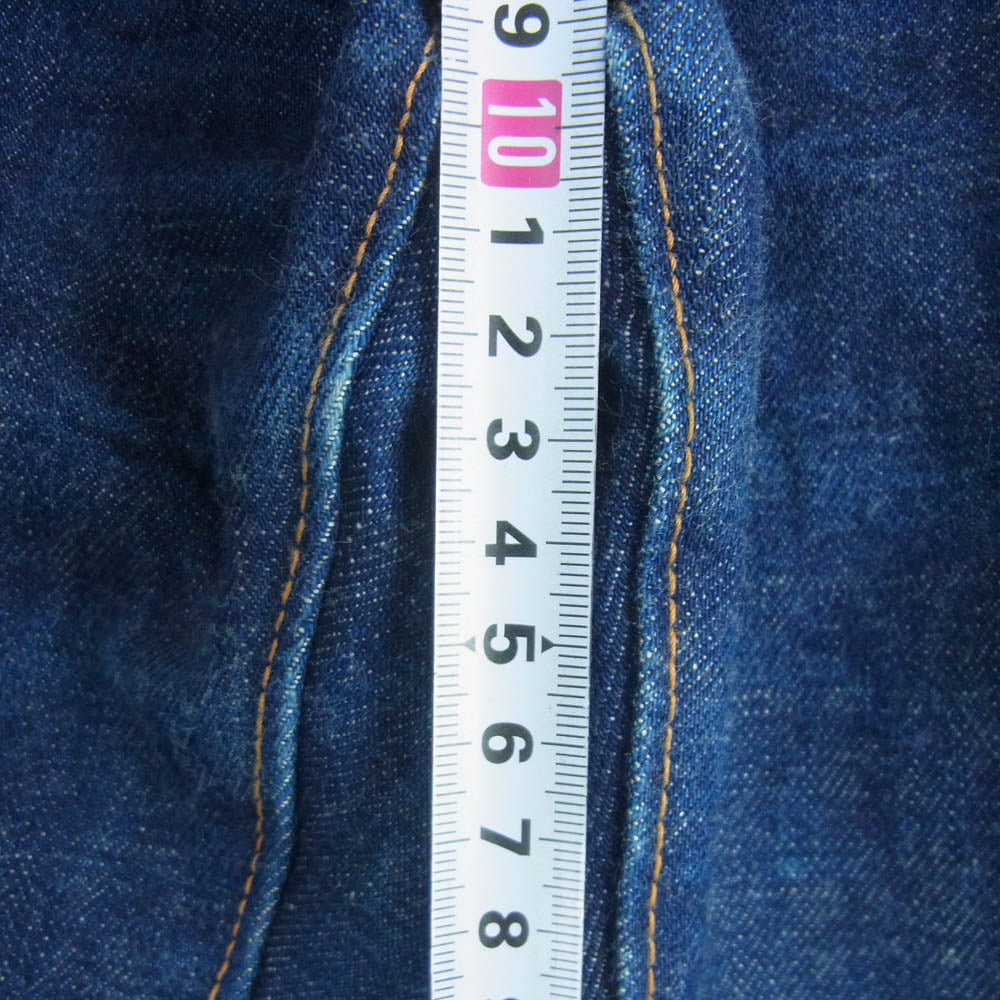 Denime ドゥニーム 旧ドゥニーム オリゾンティ期 KYOTO セルビッチ ボタンフライ デニム パンツ ジーンズ インディゴブルー系 W29 L36【中古】