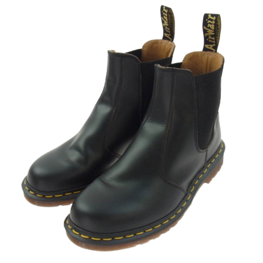 Dr.Martens ドクターマーチン 英国製 VINTAGE 2976 CHELSEA BOOT チェルシー ブーツ サイドゴアブーツ ブラック系 UK7【中古】
