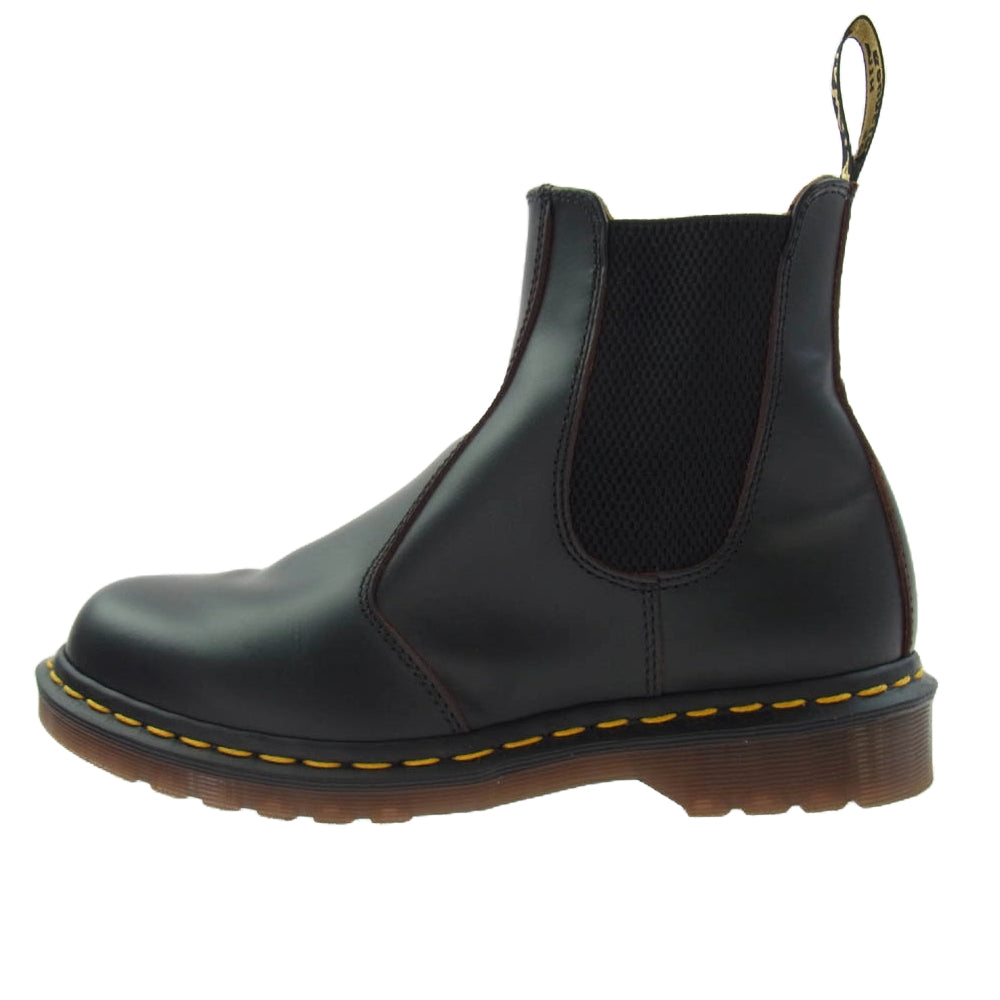 Dr.Martens ドクターマーチン 英国製 VINTAGE 2976 CHELSEA BOOT チェルシー ブーツ サイドゴアブーツ ブラック系 UK7【中古】