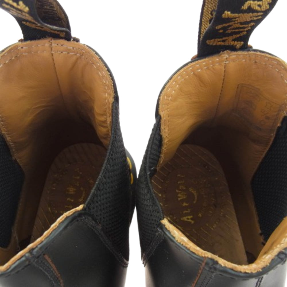 Dr.Martens ドクターマーチン 英国製 VINTAGE 2976 CHELSEA BOOT チェルシー ブーツ サイドゴアブーツ ブラック系 UK7【中古】