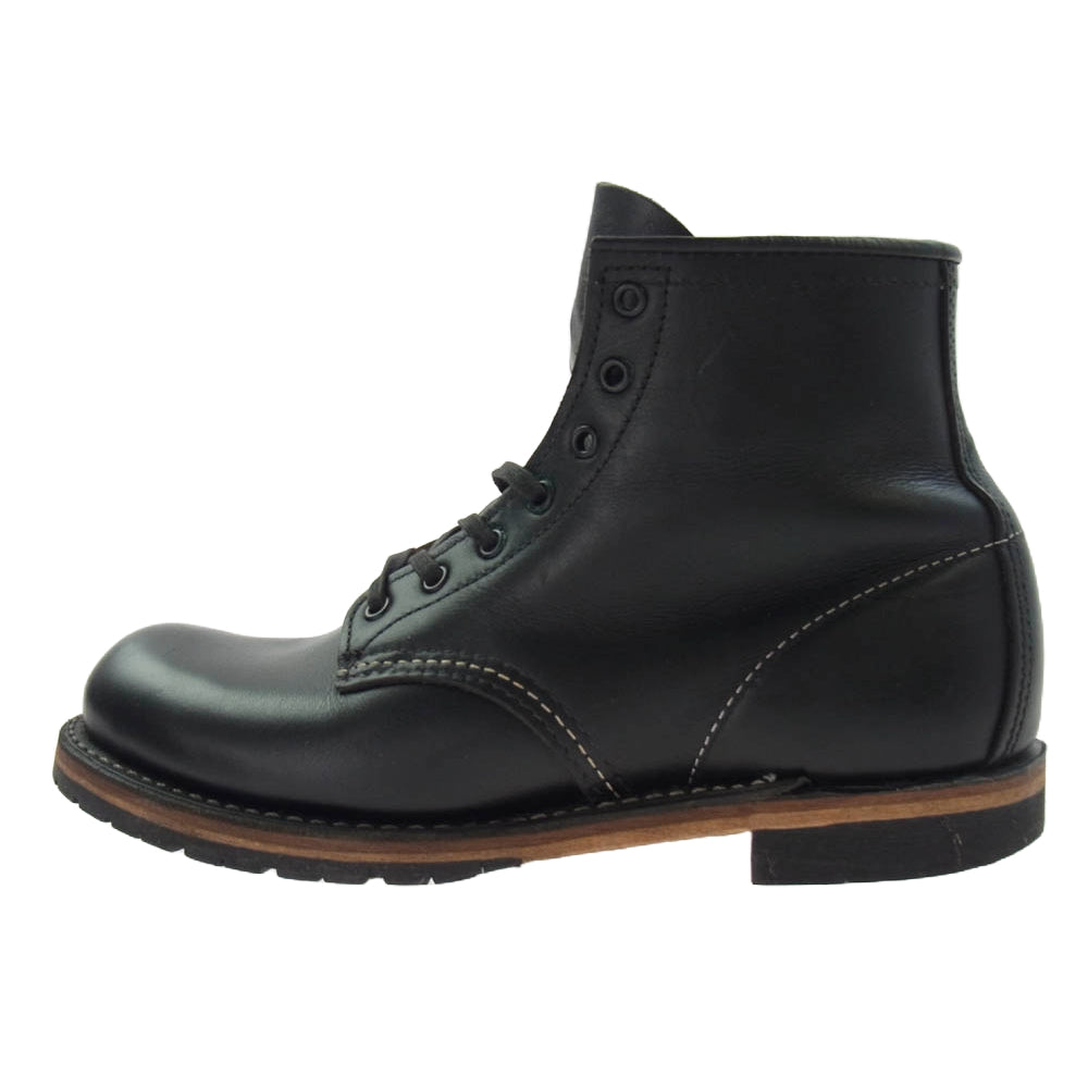 RED WING レッドウィング REDWING 9014 BECKMAN ROUND BOOTS ベックマン ラウンド ブーツ ブラック系 US7D【中古】