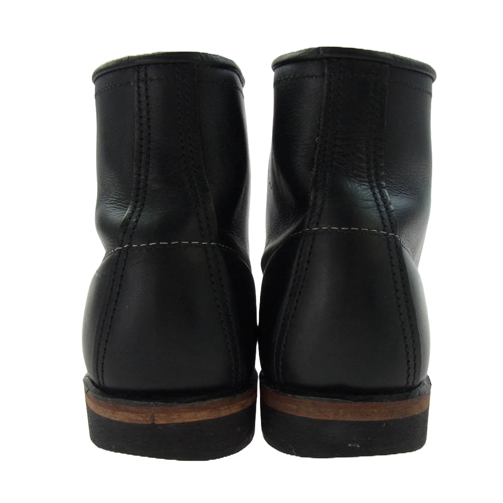 RED WING レッドウィング REDWING 9014 BECKMAN ROUND BOOTS ベックマン ラウンド ブーツ ブラック系 US7D【中古】