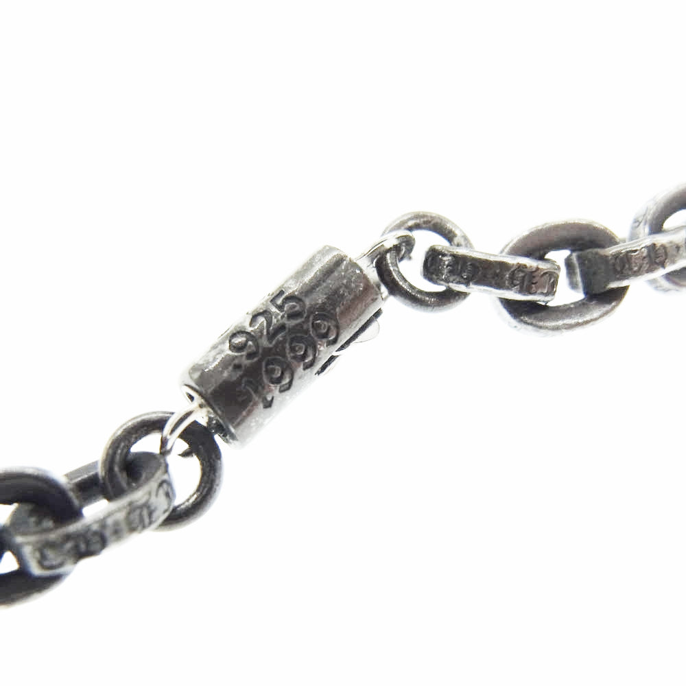 CHROME HEARTS クロムハーツ（原本無） 20inch PAPER CHAIN ペーパーチェーン シルバー ネックレス 20インチ シルバー系【中古】