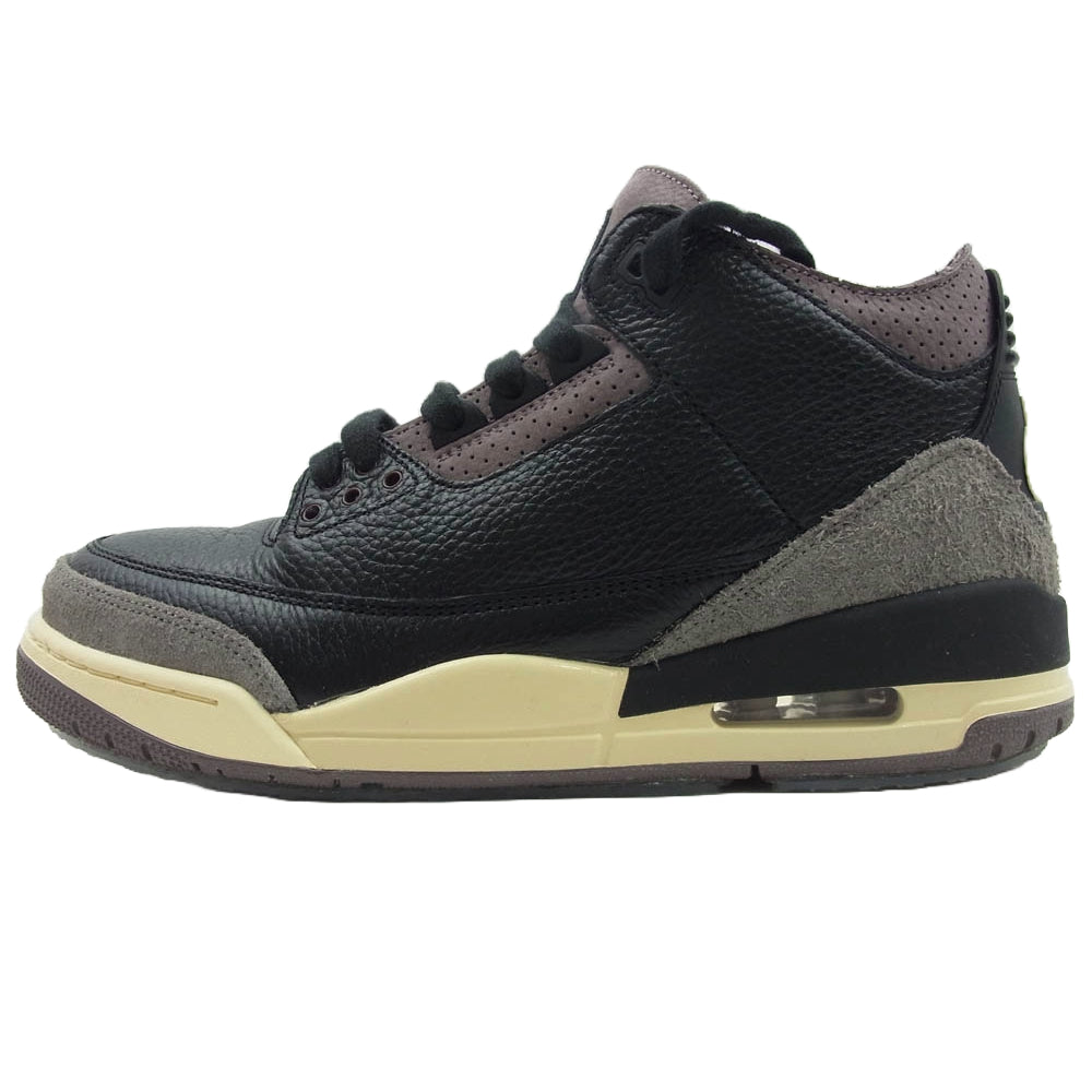 NIKE AIR JORDAN ナイキ ジョーダン FZ4811-001 × A Ma Maniere Women's Air Jordan 3 Retro OG SP AJ3 アママニエール ウィメンズ エアジョーダン レトロ スニーカー ブラック系 フラットピューター系 28cm【中古】