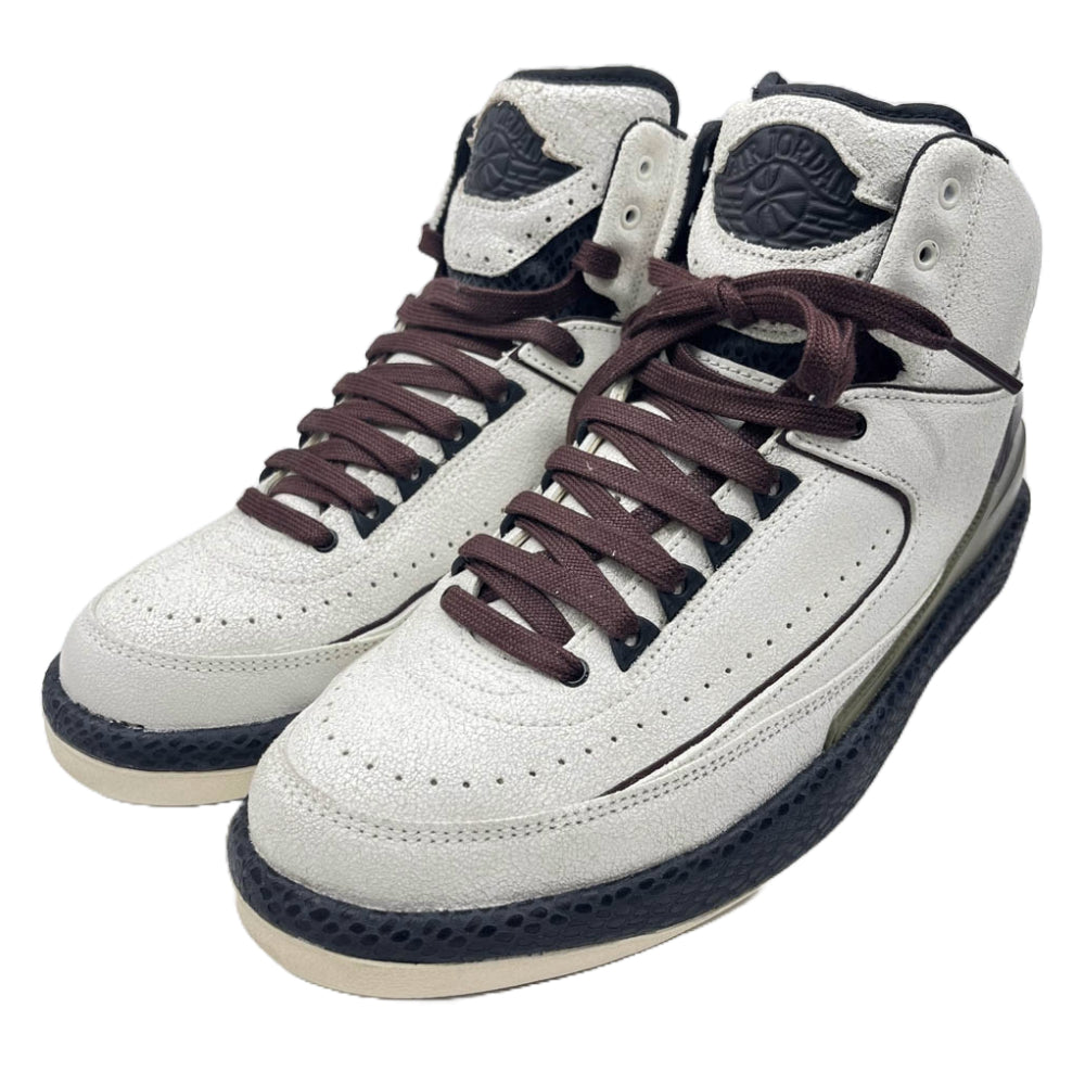 NIKE AIR JORDAN ナイキ ジョーダン DO7216-100 × A Ma Maniere Air Jordan 2 Airness Sail and Burgundy AJ2 アママニエール エアジョーダン スニーカー マルチカラー系 28cm【中古】