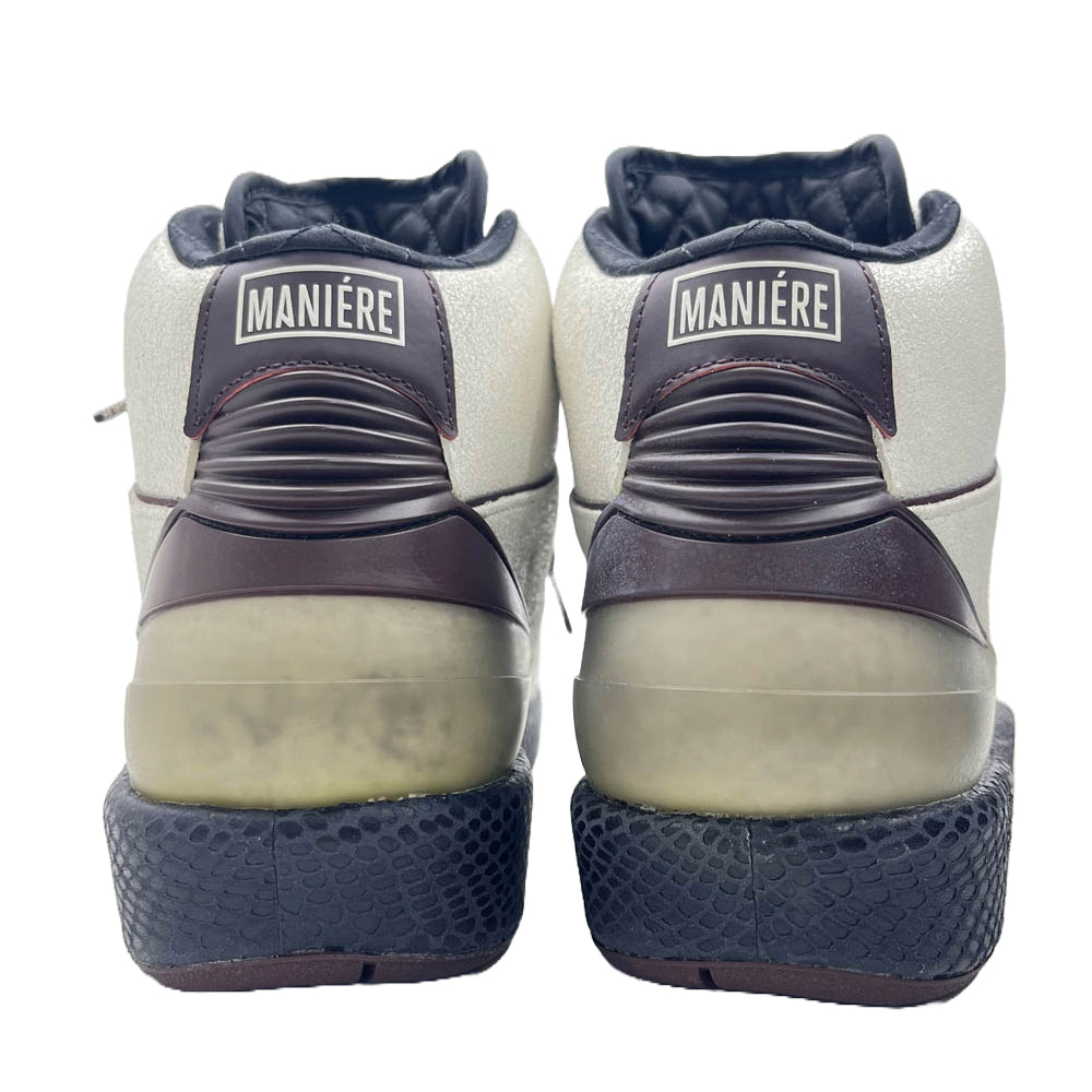 NIKE AIR JORDAN ナイキ ジョーダン DO7216-100 × A Ma Maniere Air Jordan 2 Airness Sail and Burgundy AJ2 アママニエール エアジョーダン スニーカー マルチカラー系 28cm【中古】