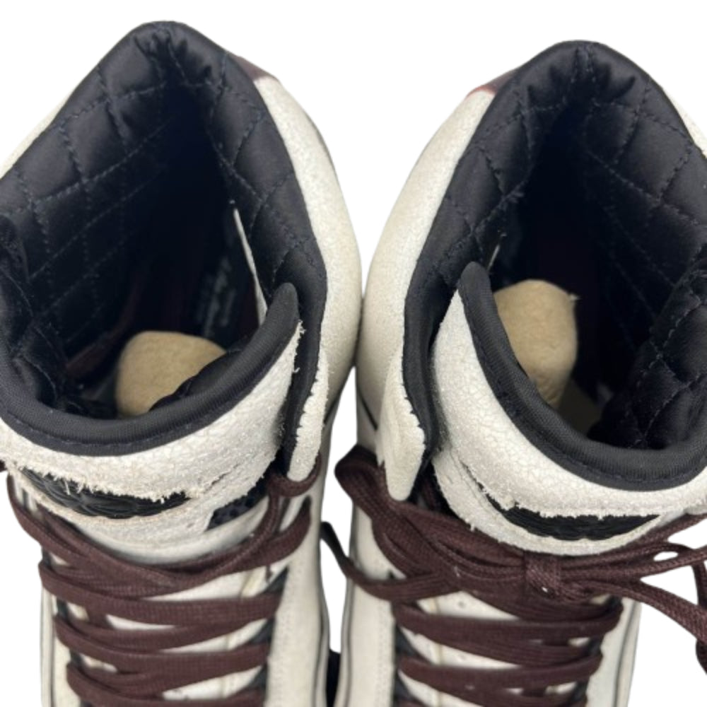 NIKE AIR JORDAN ナイキ ジョーダン DO7216-100 × A Ma Maniere Air Jordan 2 Airness Sail and Burgundy AJ2 アママニエール エアジョーダン スニーカー マルチカラー系 28cm【中古】