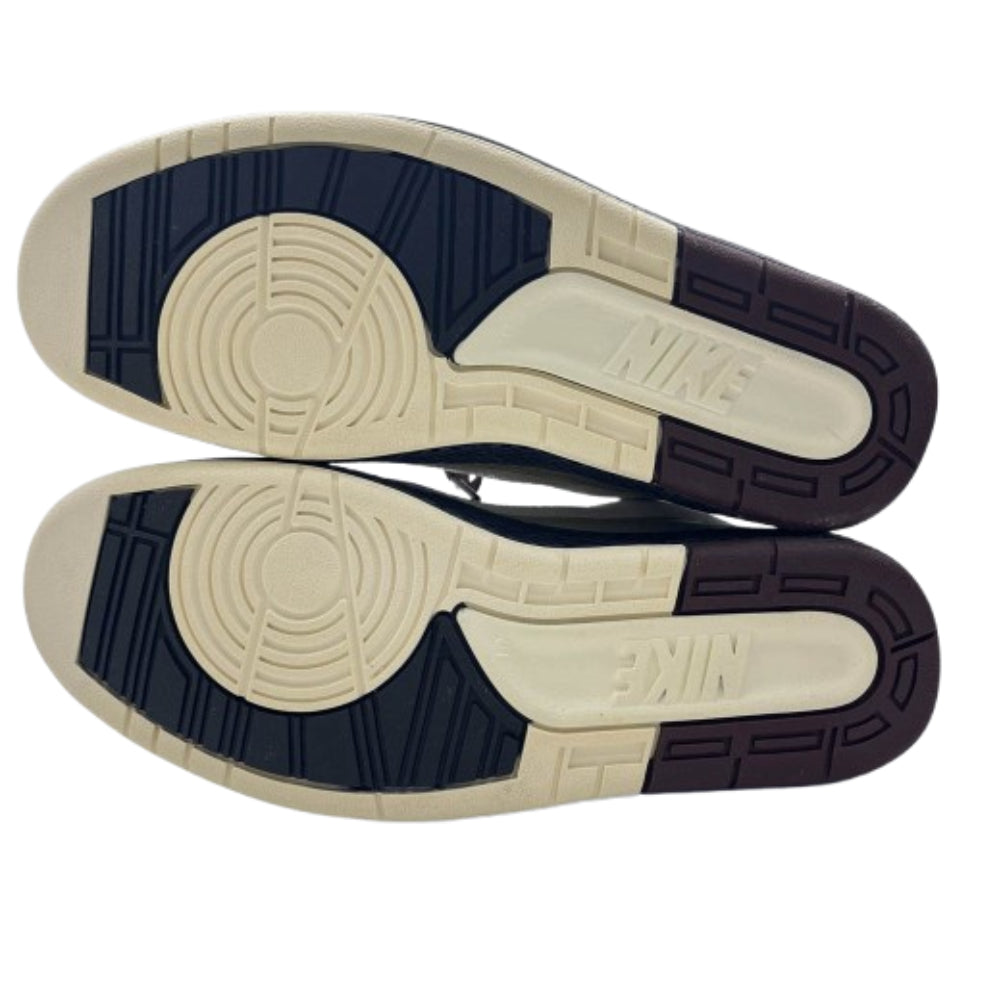 NIKE AIR JORDAN ナイキ ジョーダン DO7216-100 × A Ma Maniere Air Jordan 2 Airness Sail and Burgundy AJ2 アママニエール エアジョーダン スニーカー マルチカラー系 28cm【中古】