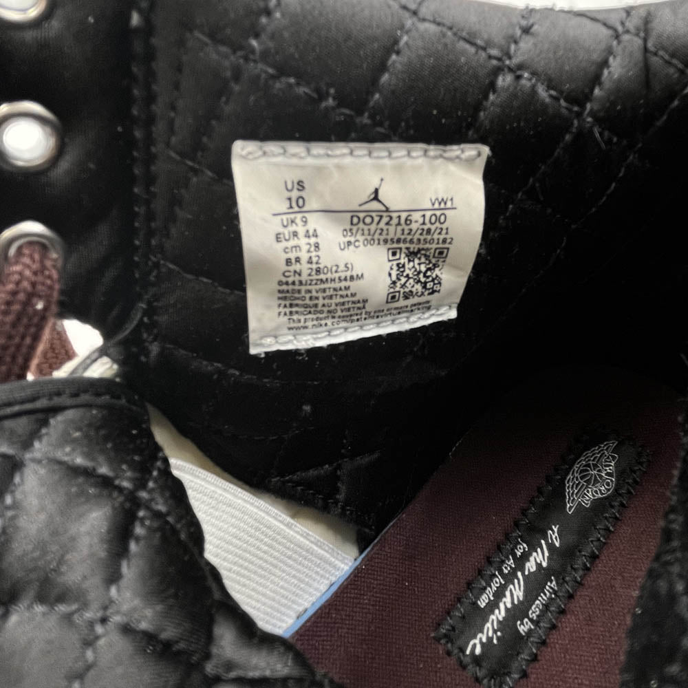 NIKE AIR JORDAN ナイキ ジョーダン DO7216-100 × A Ma Maniere Air Jordan 2 Airness Sail and Burgundy AJ2 アママニエール エアジョーダン スニーカー マルチカラー系 28cm【中古】