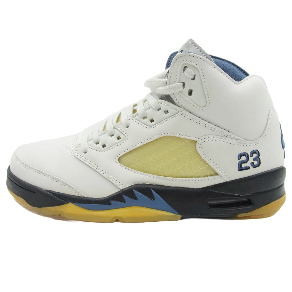 NIKE AIR JORDAN ナイキ ジョーダン FZ5758-004 × A Ma Maniere Women's Air Jordan 5 Retro SP AJ5 アママニエール ウィメンズ エアジョーダン レトロ スニーカー ブラック系 ブルー系 ホワイト系 28cm【中古】