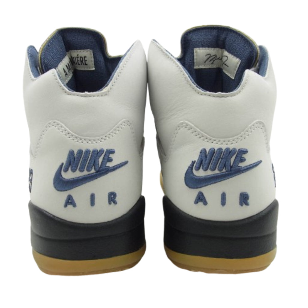 NIKE AIR JORDAN ナイキ ジョーダン FZ5758-004 × A Ma Maniere Women's Air Jordan 5 Retro SP AJ5 アママニエール ウィメンズ エアジョーダン レトロ スニーカー ブラック系 ブルー系 ホワイト系 28cm【中古】