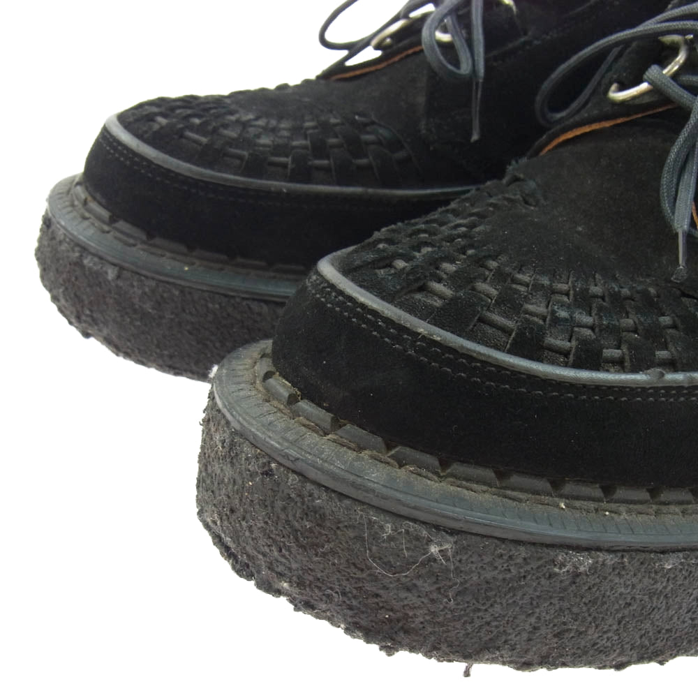 GEORGE COX ジョージコックス 3588 GIBSON ギブソン スエード ラバーソール シューズ ブラック系 7【中古】