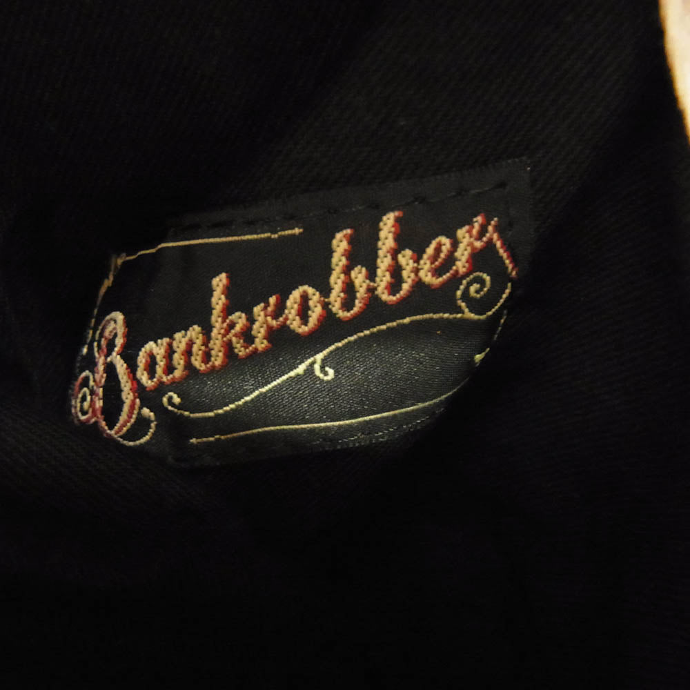 BANKROBBER バンクロバー 虎刺繍 リバーシブル スカジャン ブルゾン ブラック系 36【中古】