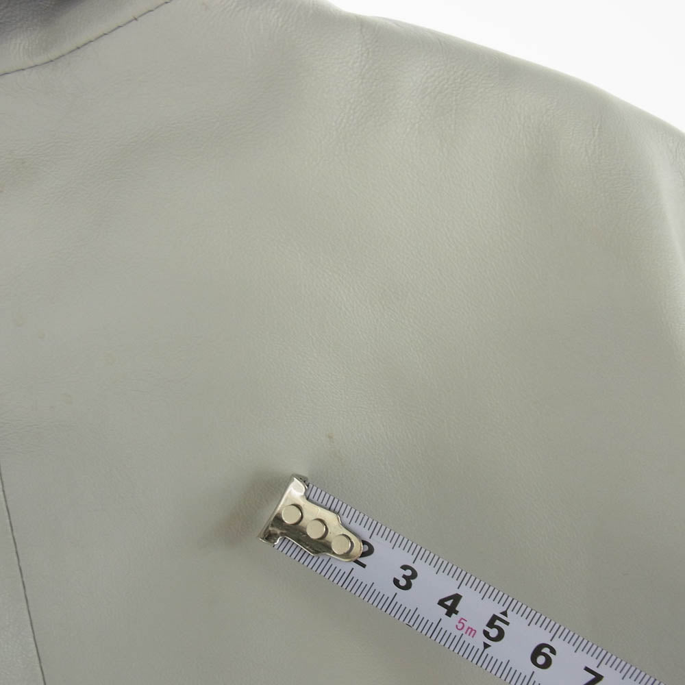 フィダート 401211 羊革 ラムレザー レザージャケット グレー系 L【中古】