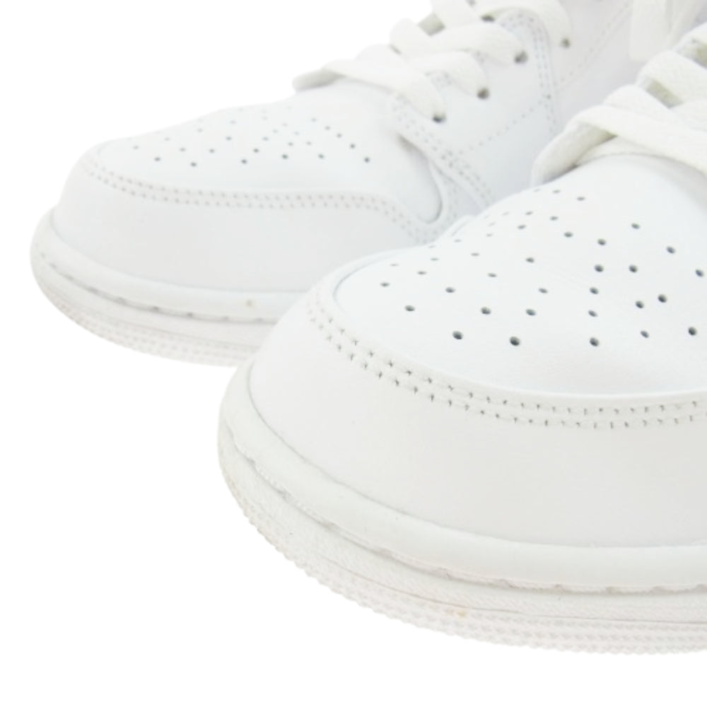 NIKE ナイキ 553558-136 Air Jordan 1 Low Triple White エアジョーダンワン トリプルホワイト ローカット スニーカー ホワイト系 27cm【中古】
