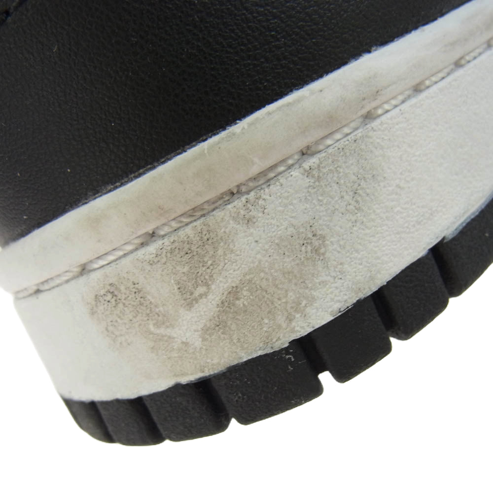 NIKE ナイキ DV0831-002 Dunk Low Retro ダンクロー レトロ レザー ローカット スニーカー ブラック系 27cm【中古】