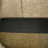 FEAR OF GOD フィアオブゴッド ESSENTIALS エッセンシャルズ 8312-343-2207 ロゴ フリース フーディー パーカー ブラウン系 L【中古】