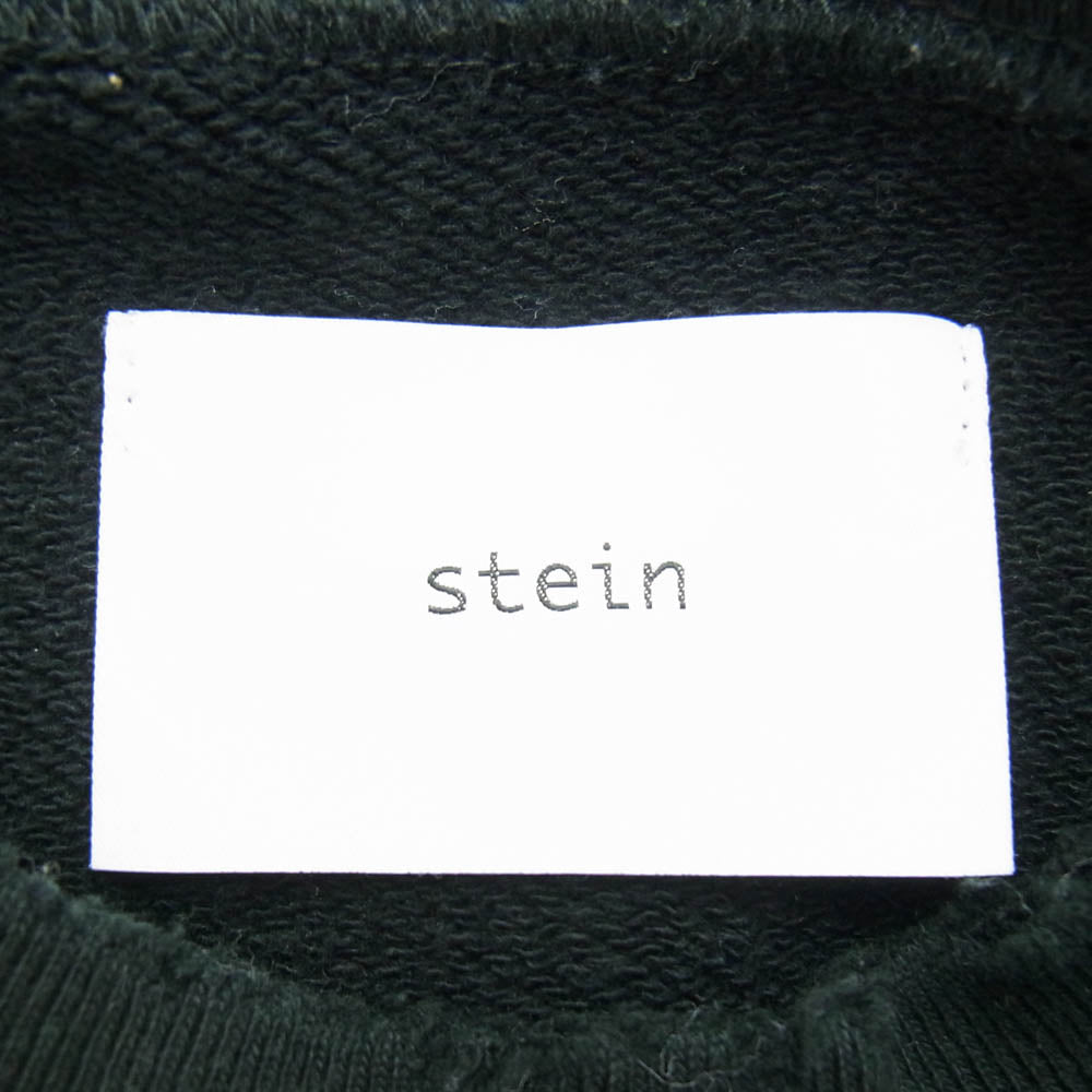 ssstein シュタイン ST.108 オーバーサイズ リビルド ダメージ加工 スウェット ブラック系 S【中古】