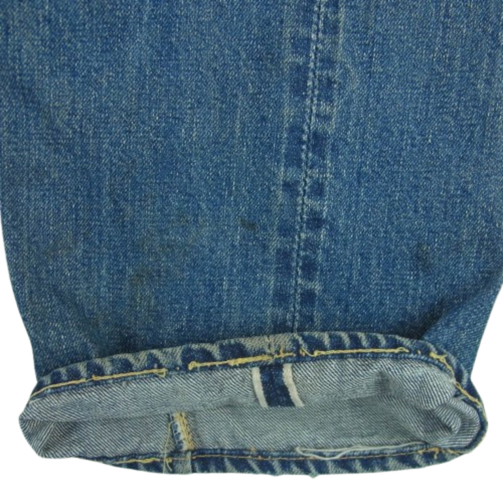 Levi's リーバイス 50s 501XX ボタン裏刻印12 隠しリベット刻印14  オフセット デニム パンツ ジーンズ インディゴブルー系 サイズ表記なし【中古】